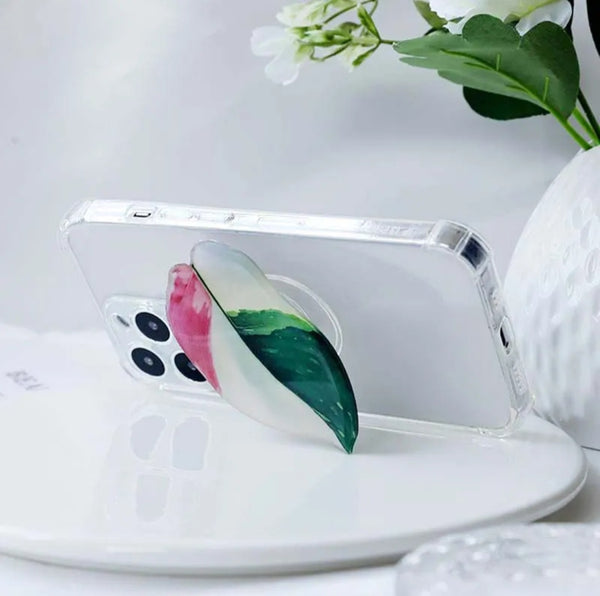 Acrylic Leaf Phone Stand