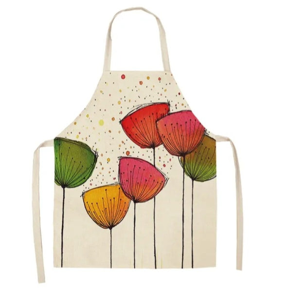 Plant Print Aprons