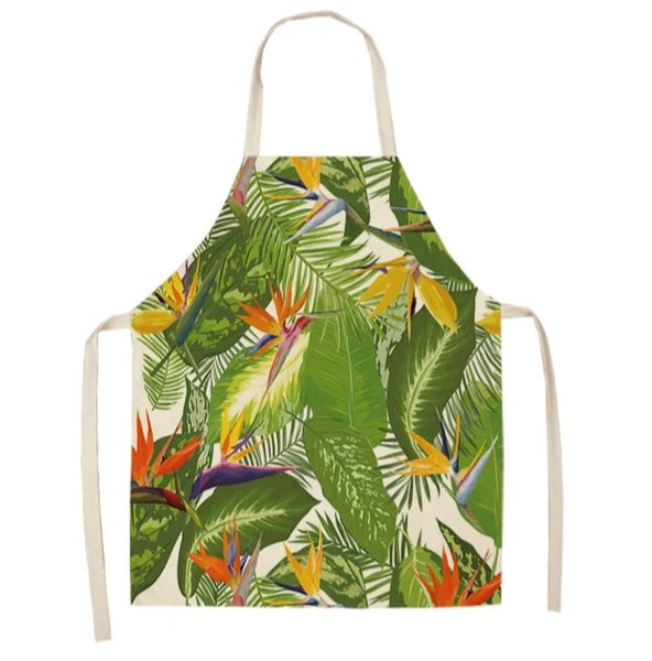 Plant Print Aprons