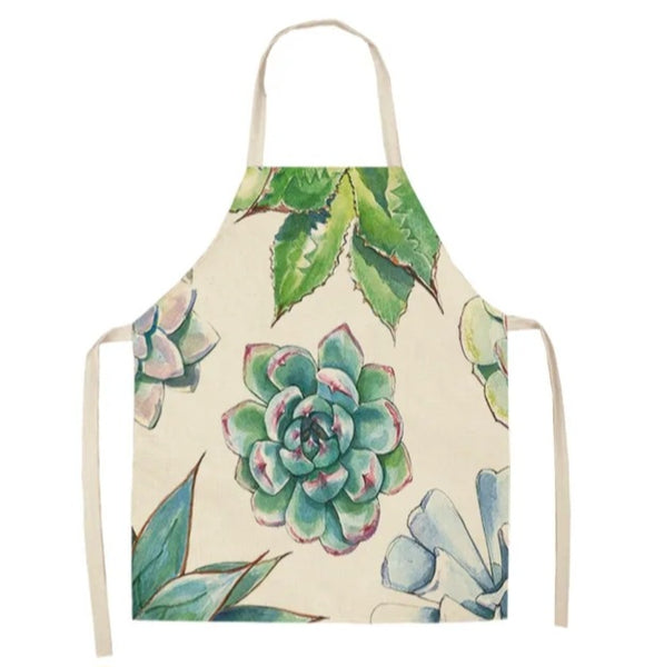 Plant Print Aprons