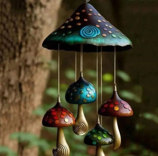 Mushroom Wind Chimes