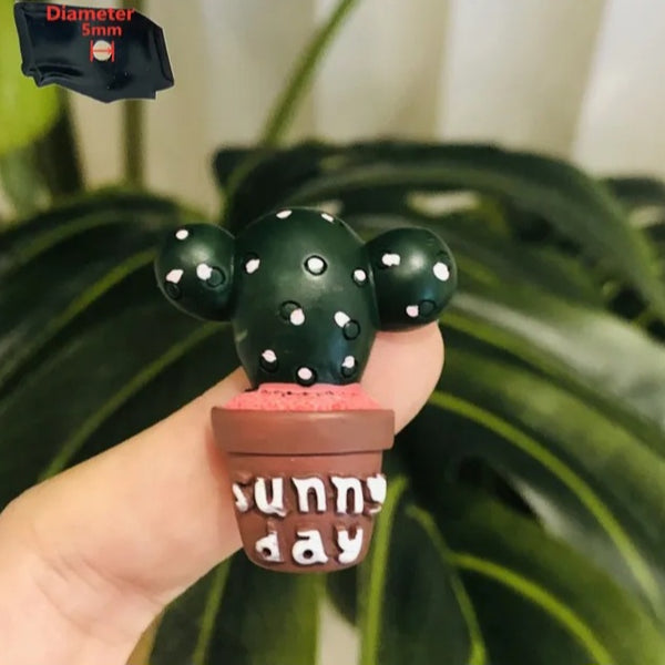 Mini Potted Cacti Magnets