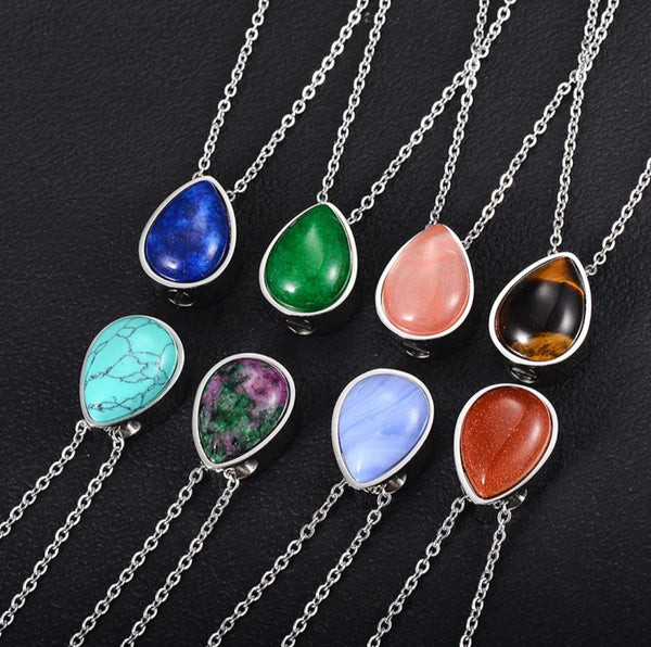 Customisable Tear Drop Style Cremation Pendant 1