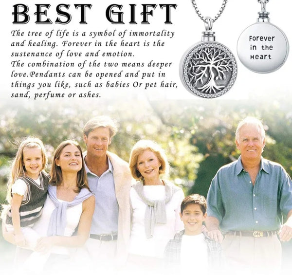 Cremation Jewellery Tree Of Life Pendant