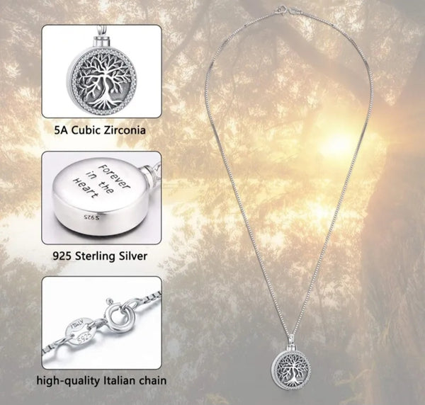 Cremation Jewellery Tree Of Life Pendant