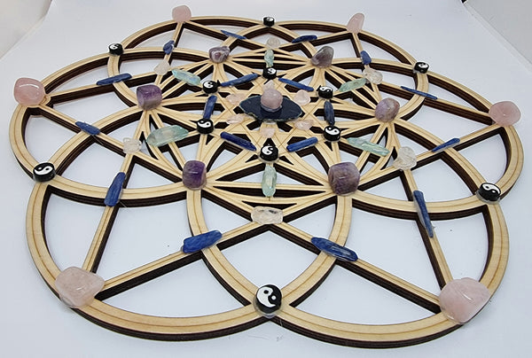 Crystal Grid for Love and Peace - 30cm