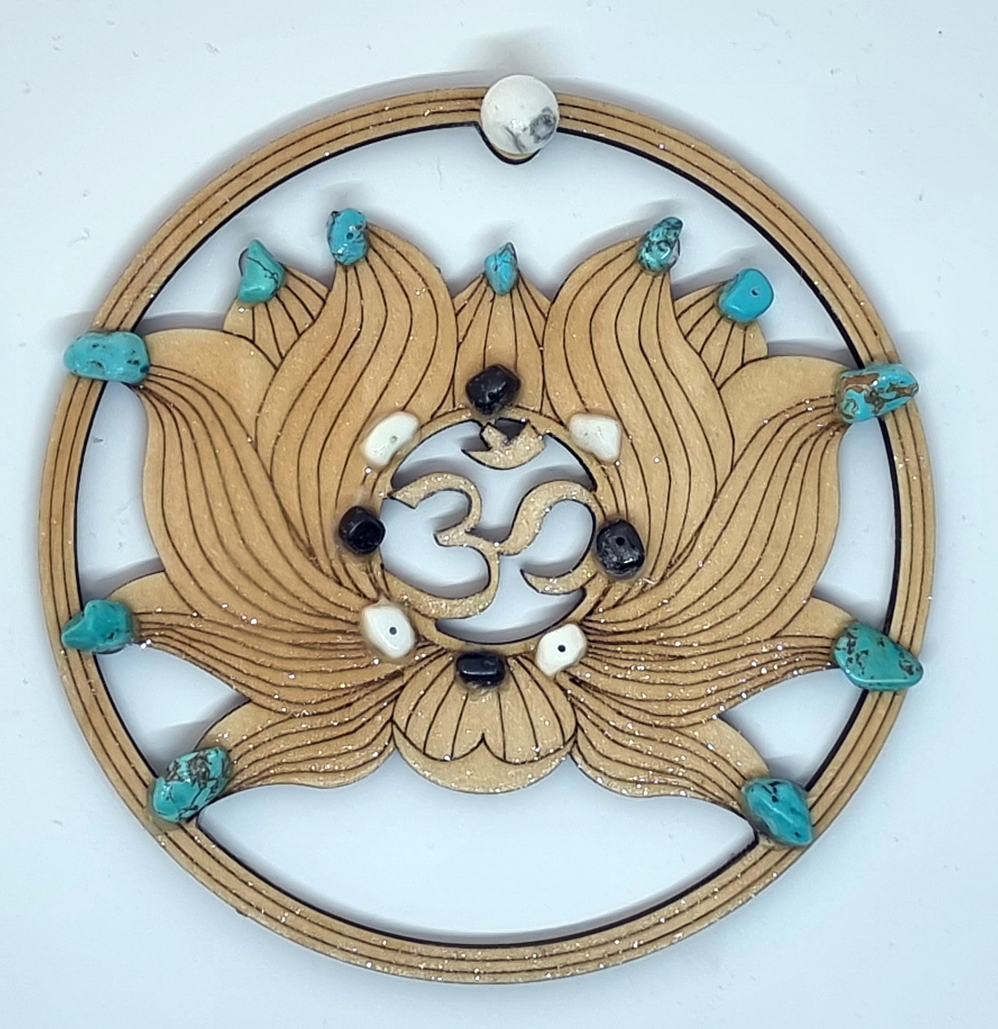 "OM" Crystal Grid - 15cm
