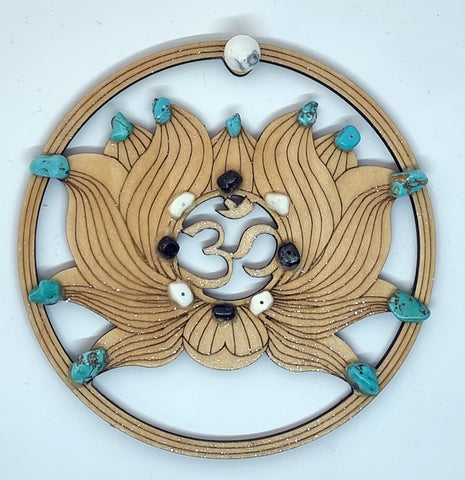 "OM" Crystal Grid - 15cm