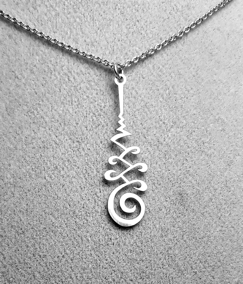 Unalome Pendant Necklace