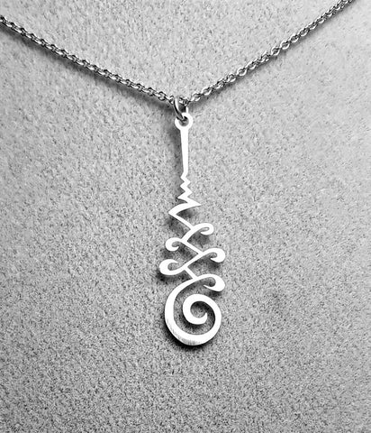 Unalome Pendant Necklace