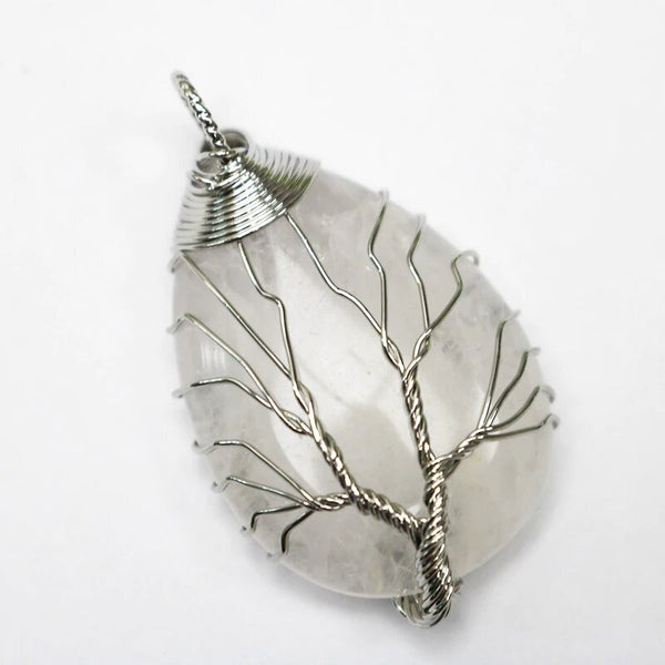 Water Drop Tree of Life Pendants