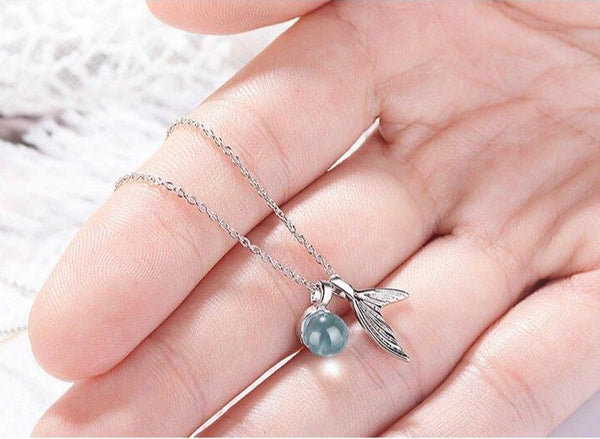 Sterling Silver Mermaid Pendant Necklace