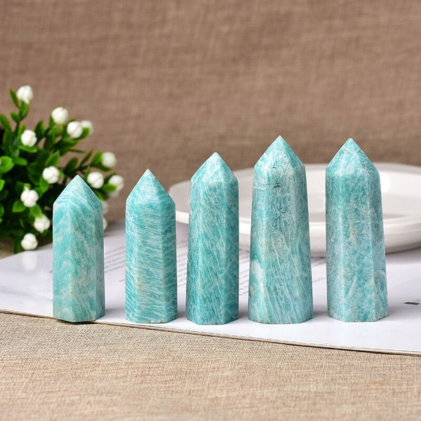 1pc Natural Amazonite Crystal Point
