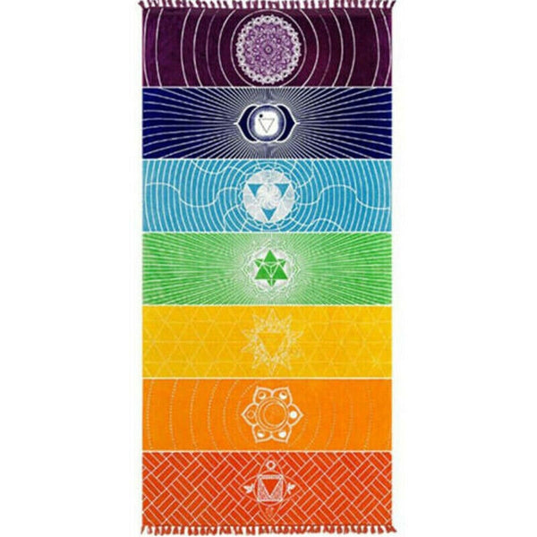Chakra Mandala Beach Yoga Mat