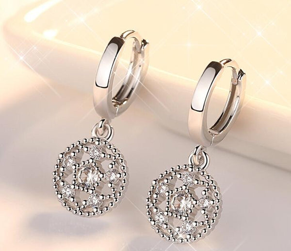 Sterling Silver Lotus Earings