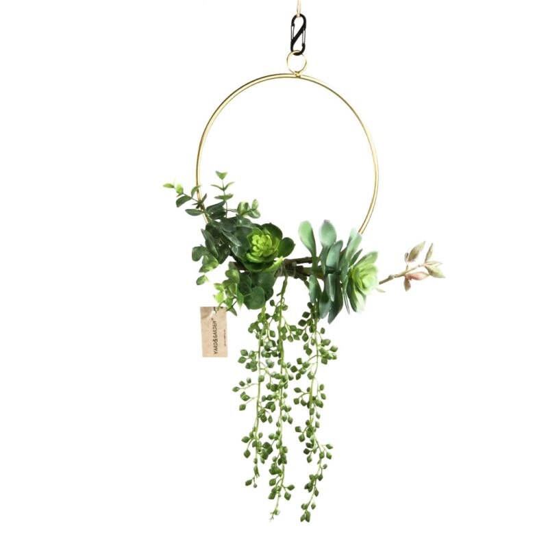 Wreath with Artificial Greenery