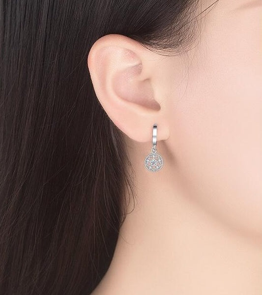 Sterling Silver Lotus Earings