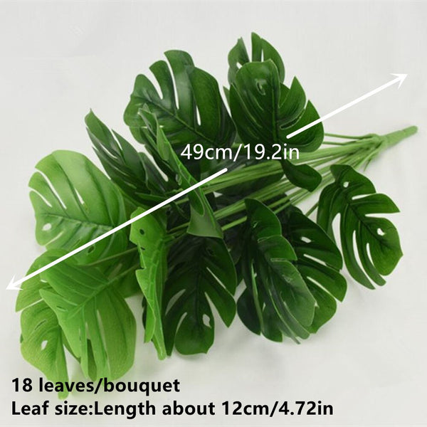 Artificial Plant - Green Palm Leaves