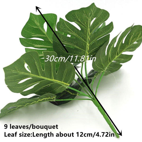 Artificial Plant - Green Palm Leaves