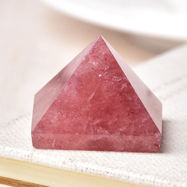 Natural Crystal Pyramid Healing Stones