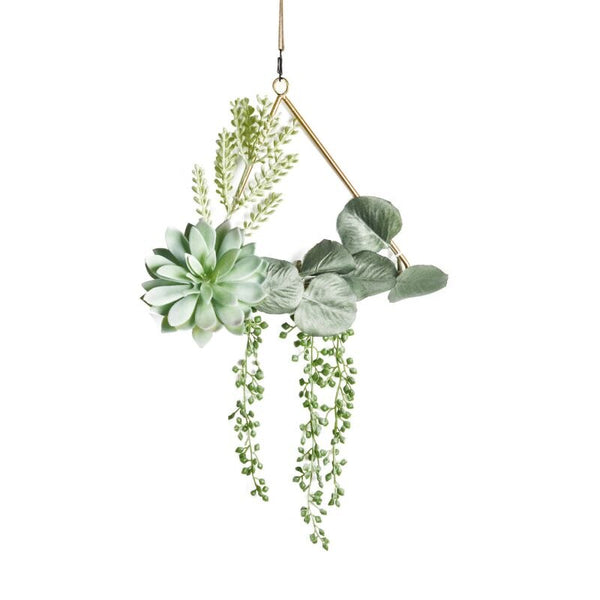 Wreath with Artificial Greenery