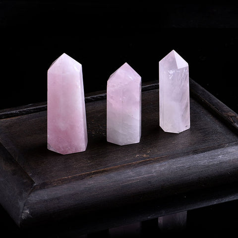 1PC Natural Rose Quartz Crystal