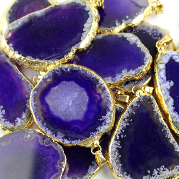 Natural Onyx Agate Pendants
