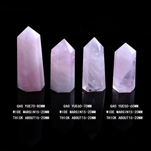 1PC Natural Rose Quartz Crystal