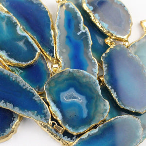 Natural Onyx Agate Pendants