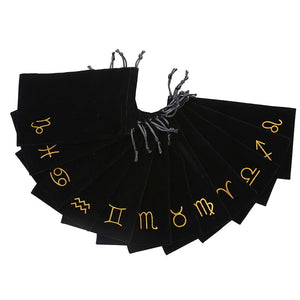 Constellations Velvet Tarot Card Storage Bag
