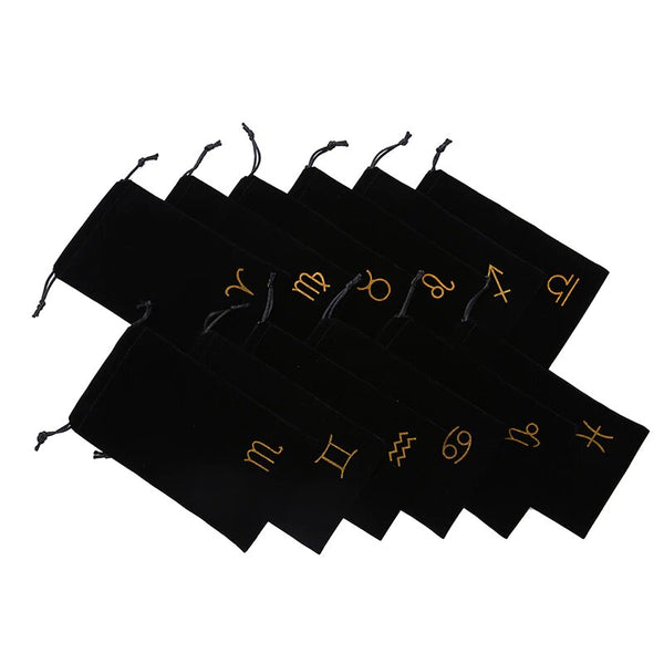 Constellations Velvet Tarot Card Storage Bag