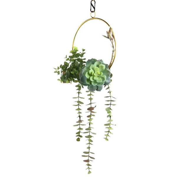 Wreath with Artificial Greenery