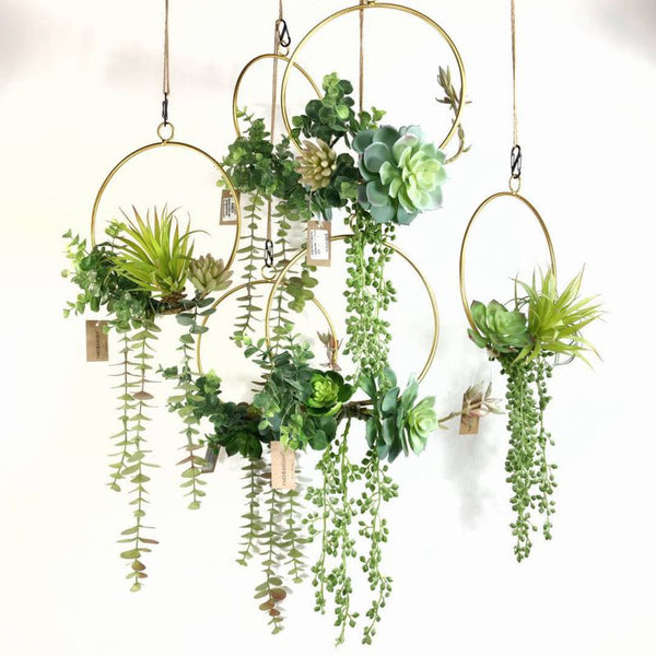 Wreath with Artificial Greenery