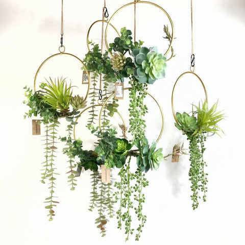 Wreath with Artificial Greenery