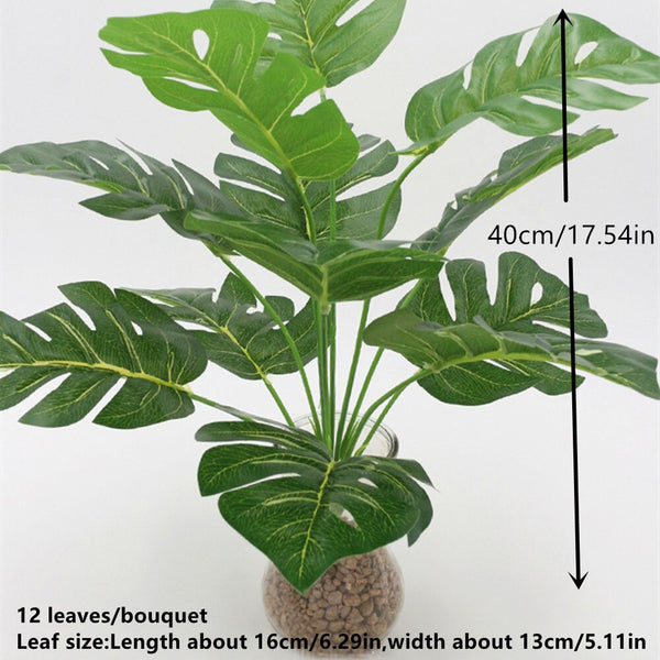 Artificial Plant - Green Palm Leaves