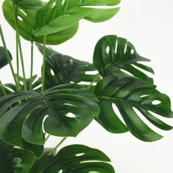Artificial Plant - Green Palm Leaves
