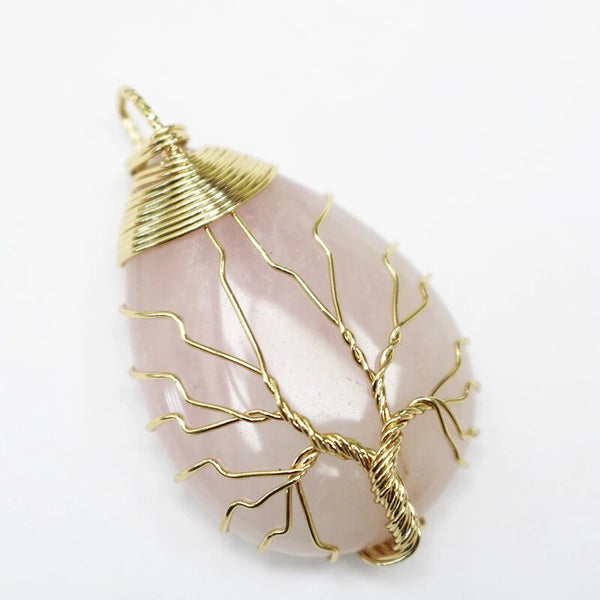 Water Drop Tree of Life Pendants