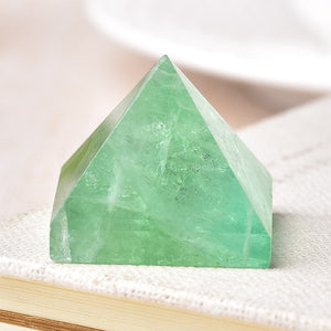 Natural Crystal Pyramid Healing Stones