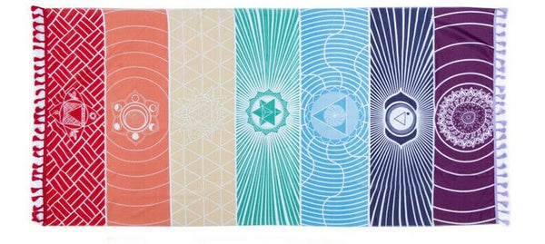 Chakra Mandala Beach Yoga Mat